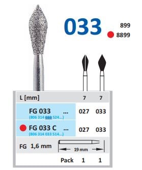 Fg Diamantborr 033 027 st