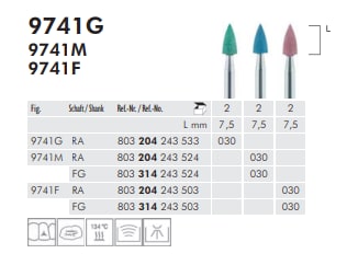 Polerare 9741M 030 Vst 2St