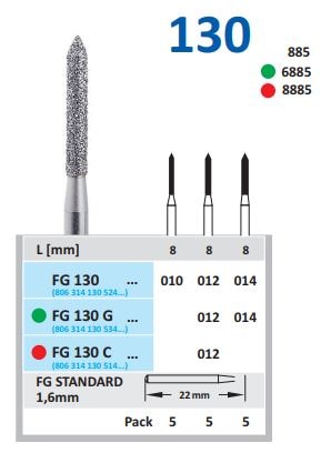 Fg Diamantborr 130 014 5st