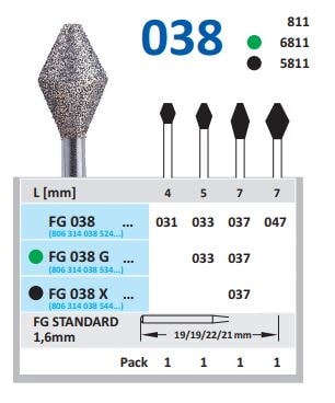 Fg Diamantborr 038 037 st