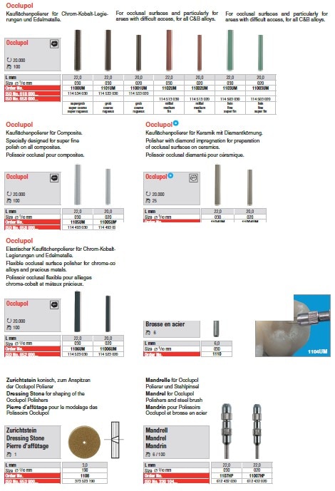 Occlupol brun omonterad 11001.020 100st