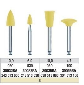 Ceragloss Polerare Vst gul 30035RA 6st