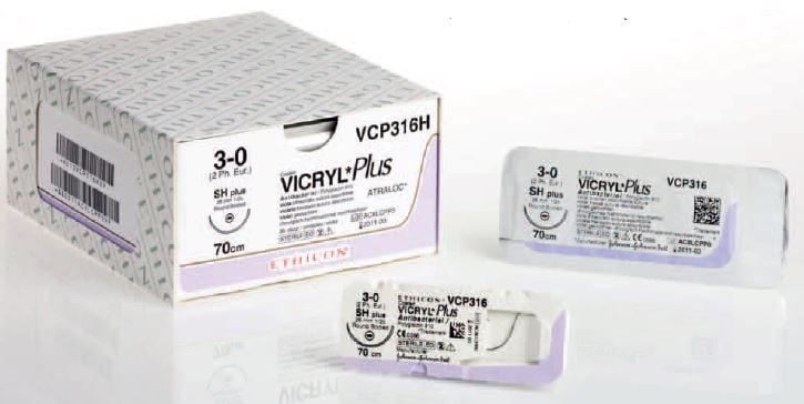 Sutur Ethicon Vicryl Plus 5-0 violett FS-2 36st