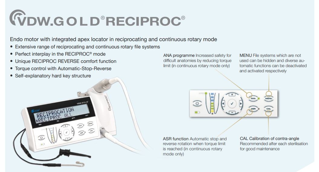 VDW GOLD Reciproc endomotor