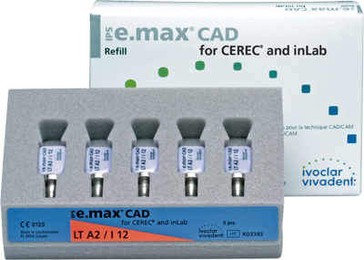 IPS e.max CAD Cerec/inLab LT A1 I12 5st