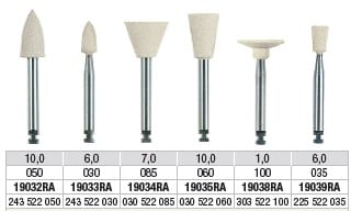 Diagloss Polerare Vst 19039RA vit 6st