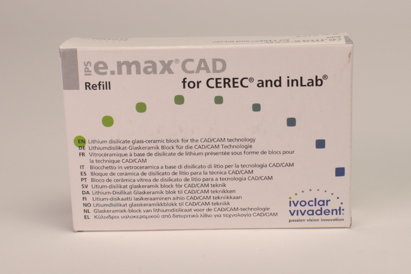 IPS e.max CAD Cerec/inLab LT A3,5 A16L 5st