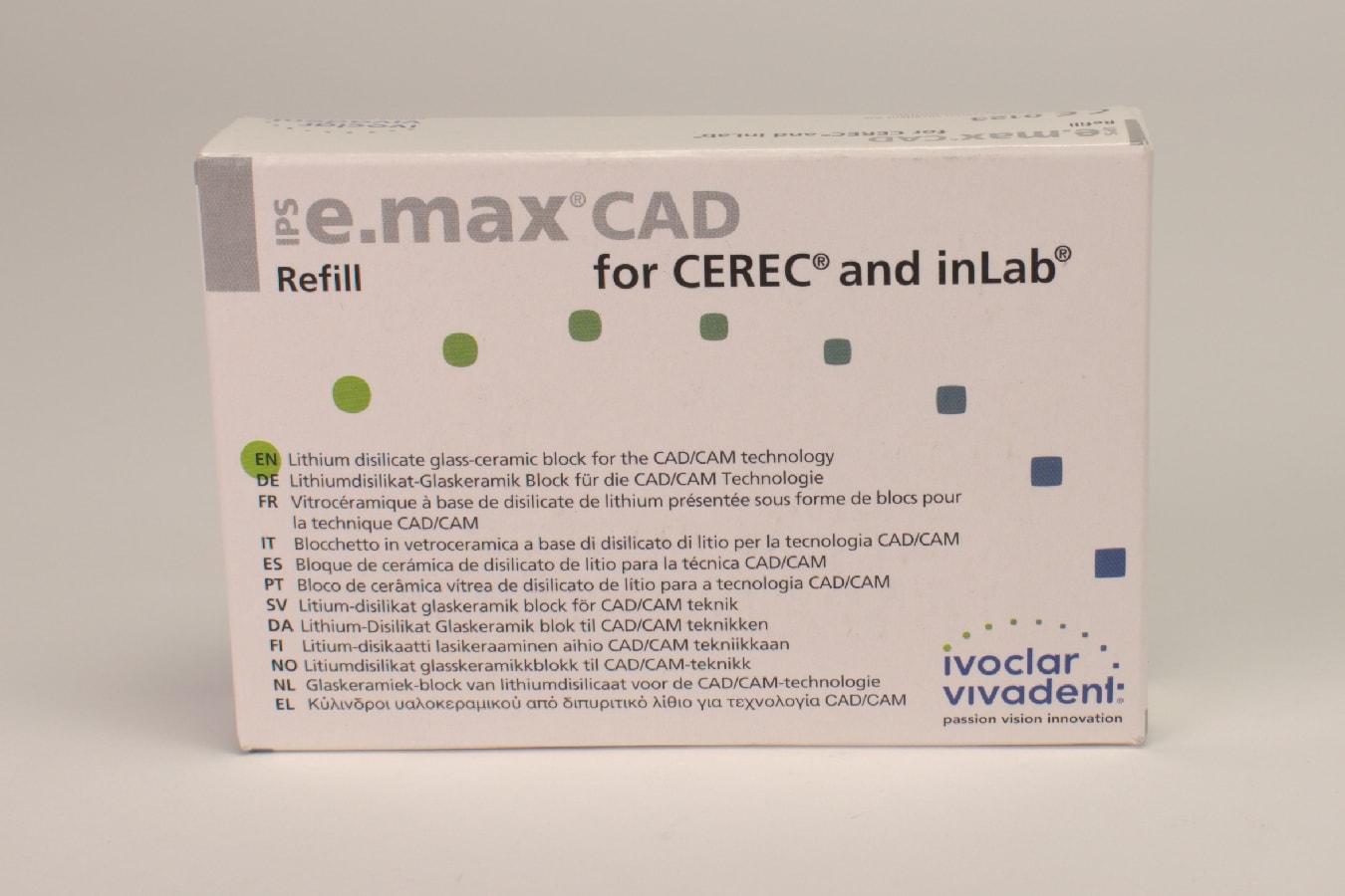 IPS e.max CAD Cerec/inLab LT B2 A16L 5st