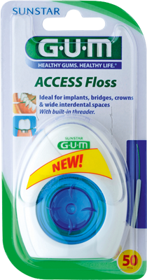 GUM Access Floss 6x50st