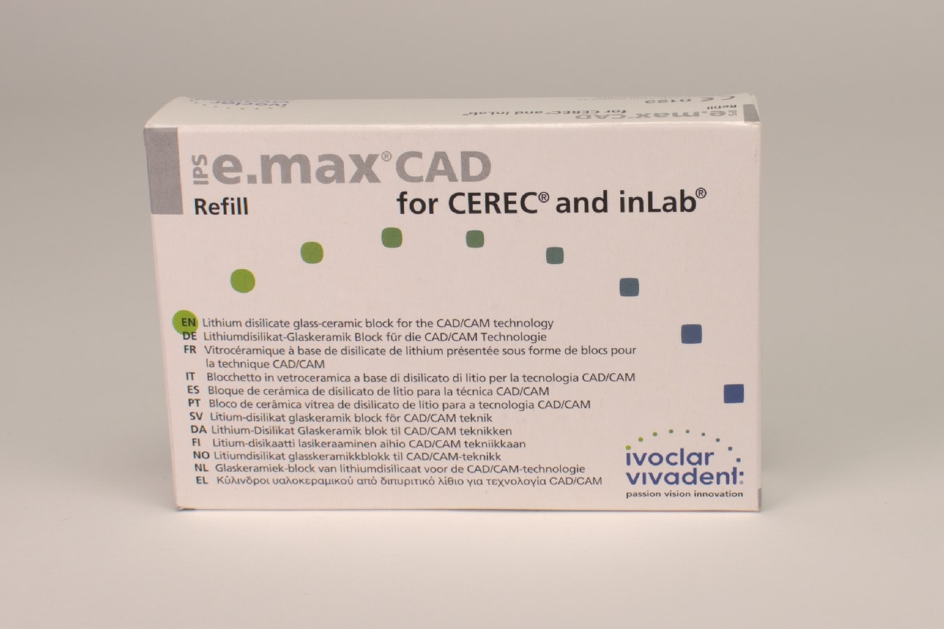 IPS e.max CAD Cerec/inLab LT A3,5 C16 5st