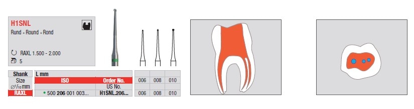 Vst Endoborr H1SNL.206.010 XL 5st