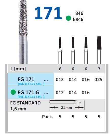 Fg Diamantborr 171 012 5st