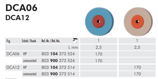 Keramikpolerare hst DCA06 disk