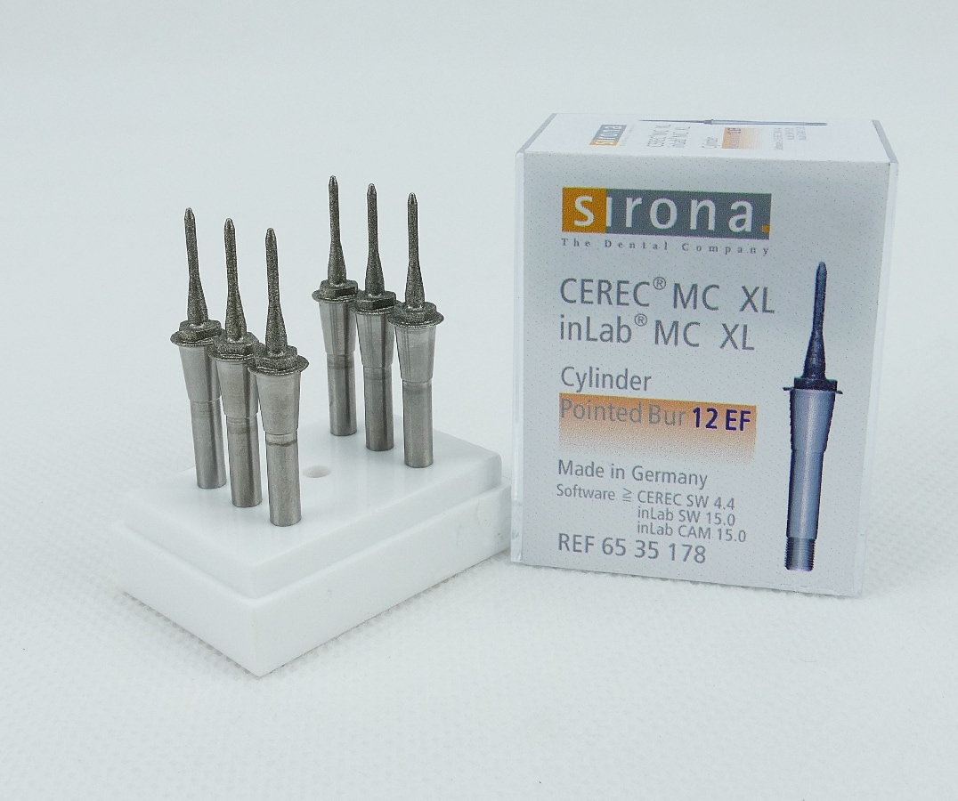 Cerec Inlab Cylinder Borr 12 EF höger 6st