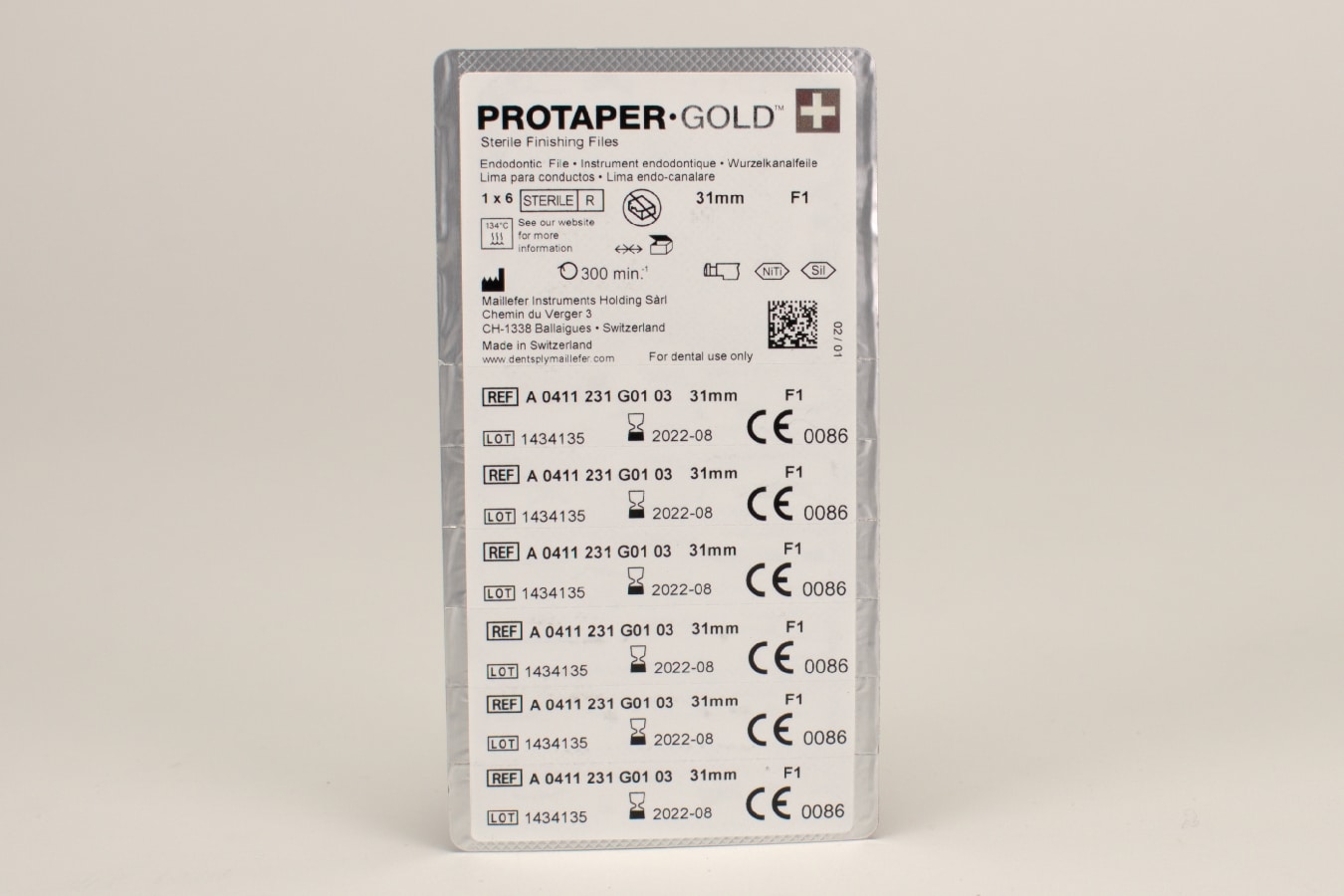 ProTaper Gold F1 31mm 6st