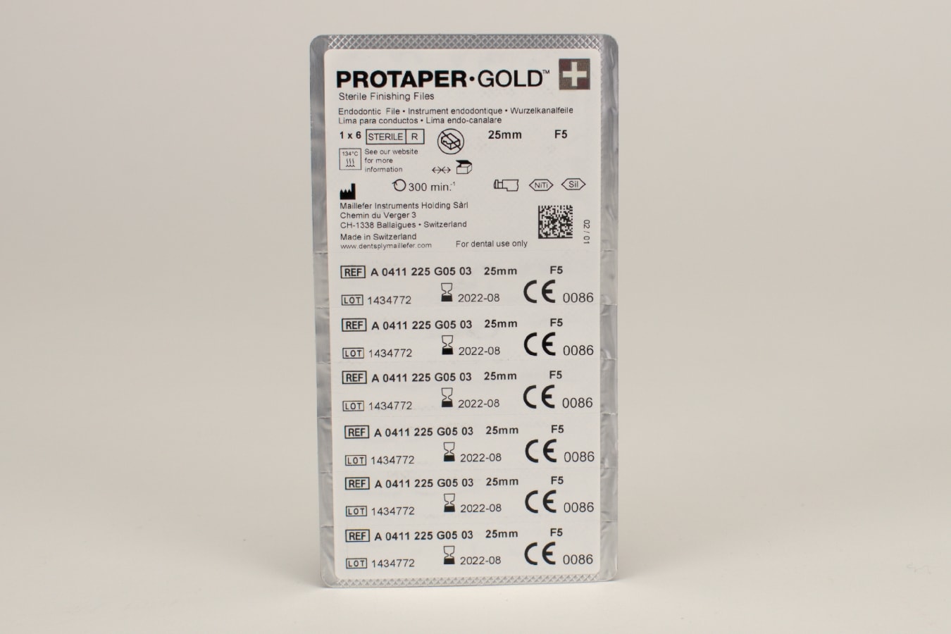 ProTaper Gold F5 25mm 6st