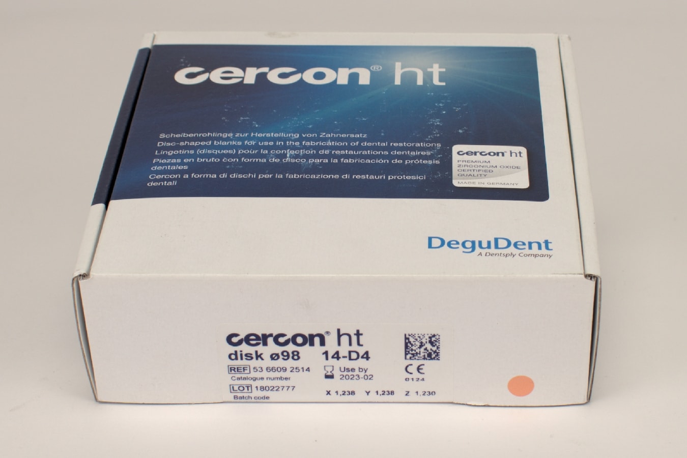 Cercon ht disk D4 ø98 x 14mm