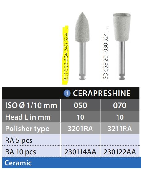 Diatech Cerapreshine Vst 3201RA.050 10st