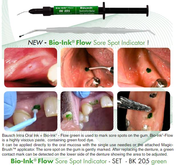 Bio-Ink Flow Indikator grön 1ml spruta