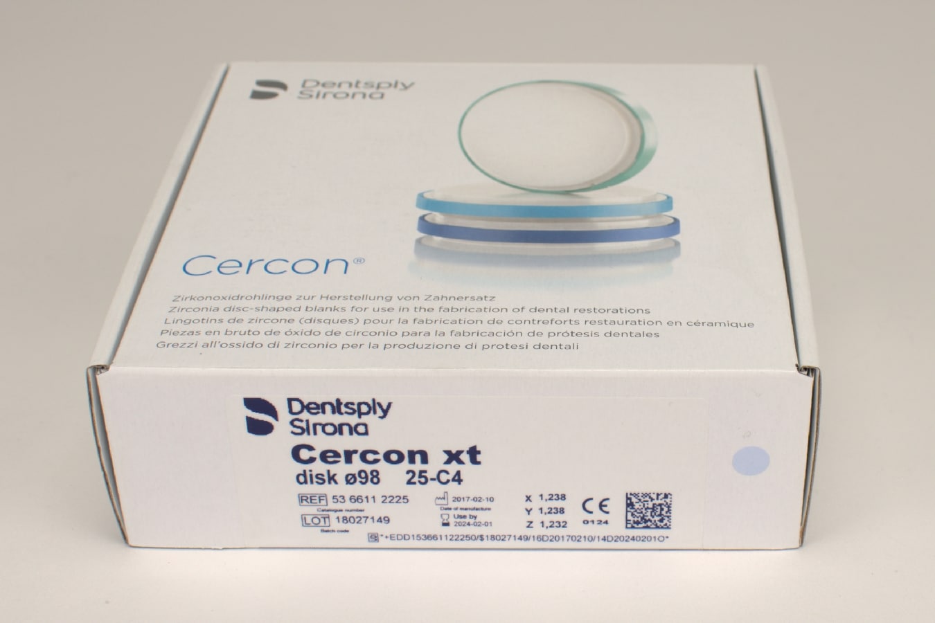 Cercon xt C4 disk 98x25mm