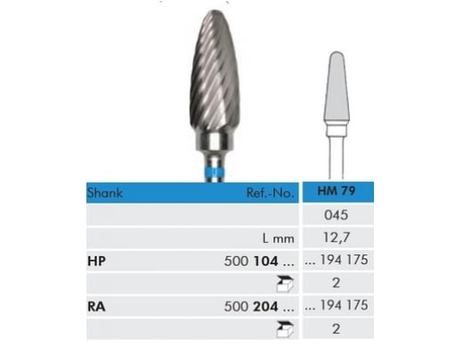 HM Fräs 79 040 Hst 2st