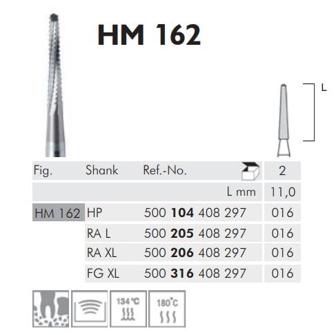 Vst Kirurgiborr HM 162 205 016 L 2st