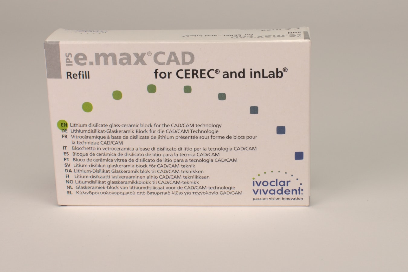 IPS e.max CAD Cerec/inLab HT B2 I12 5st