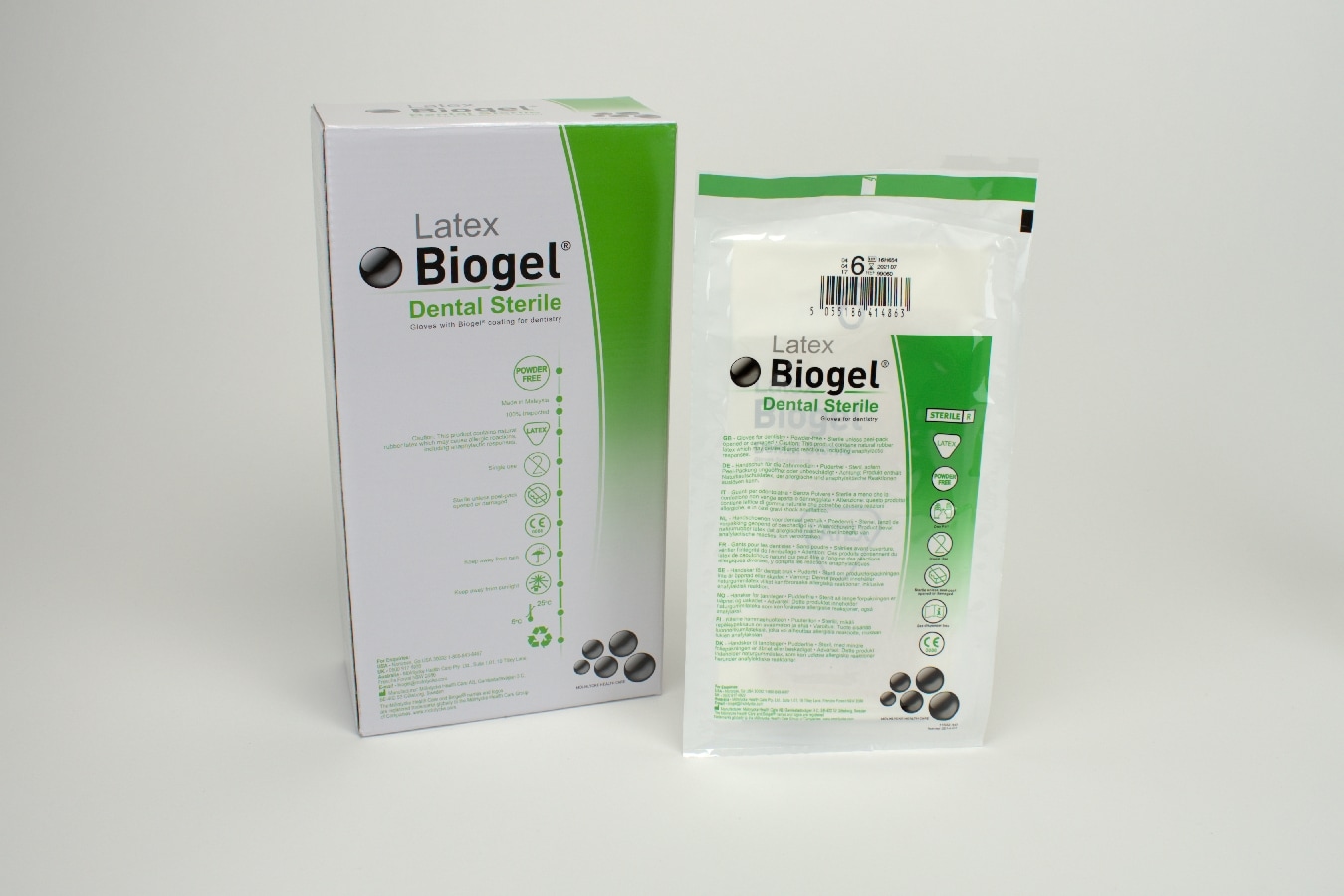 OP handske Biogel D Latex stl 6,0 PF 10par