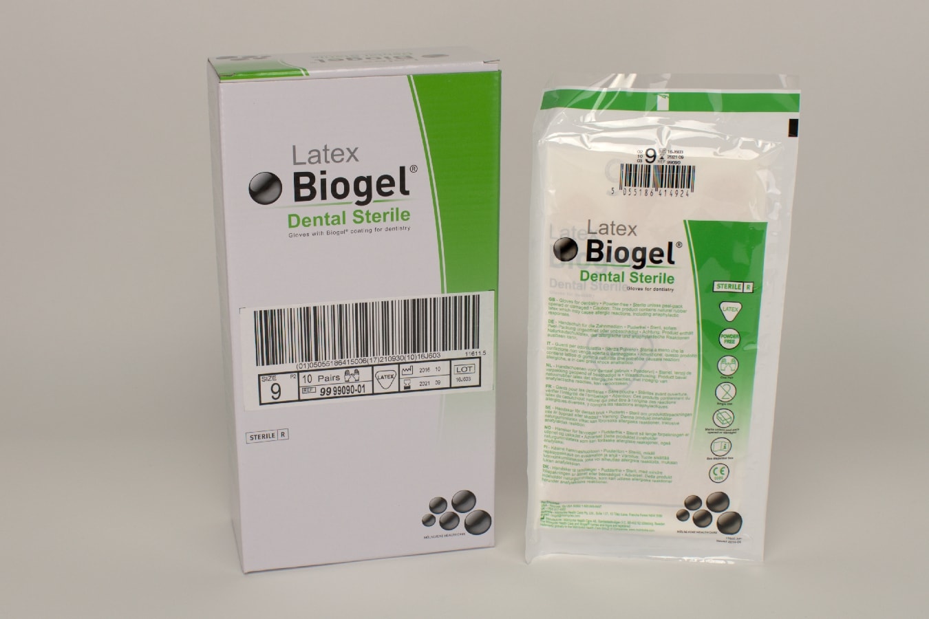 OP handske Biogel D Latex stl 9,0 PF 10par