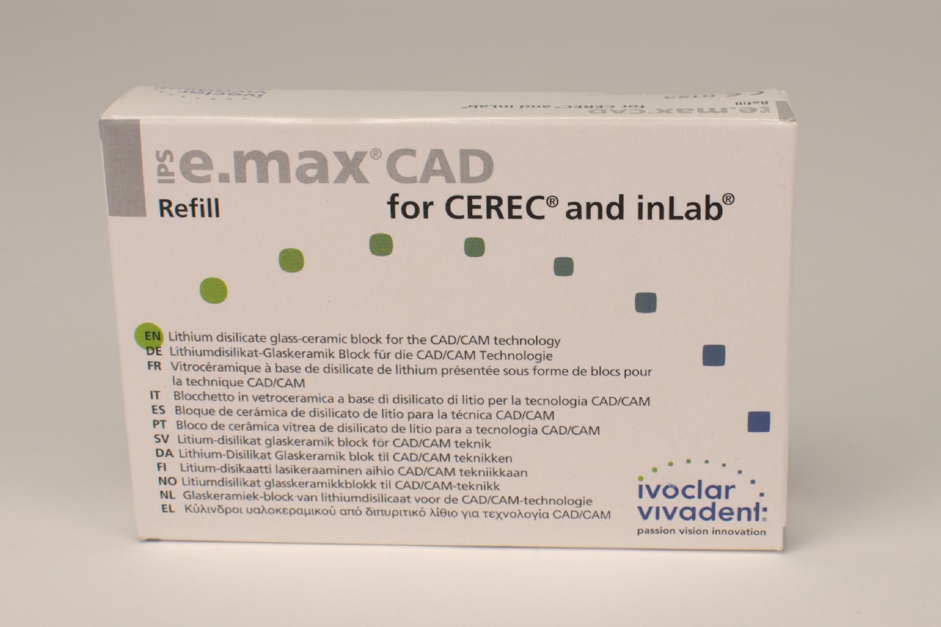 IPS e.max CAD Cerec/inLab HT A4 C14 5st