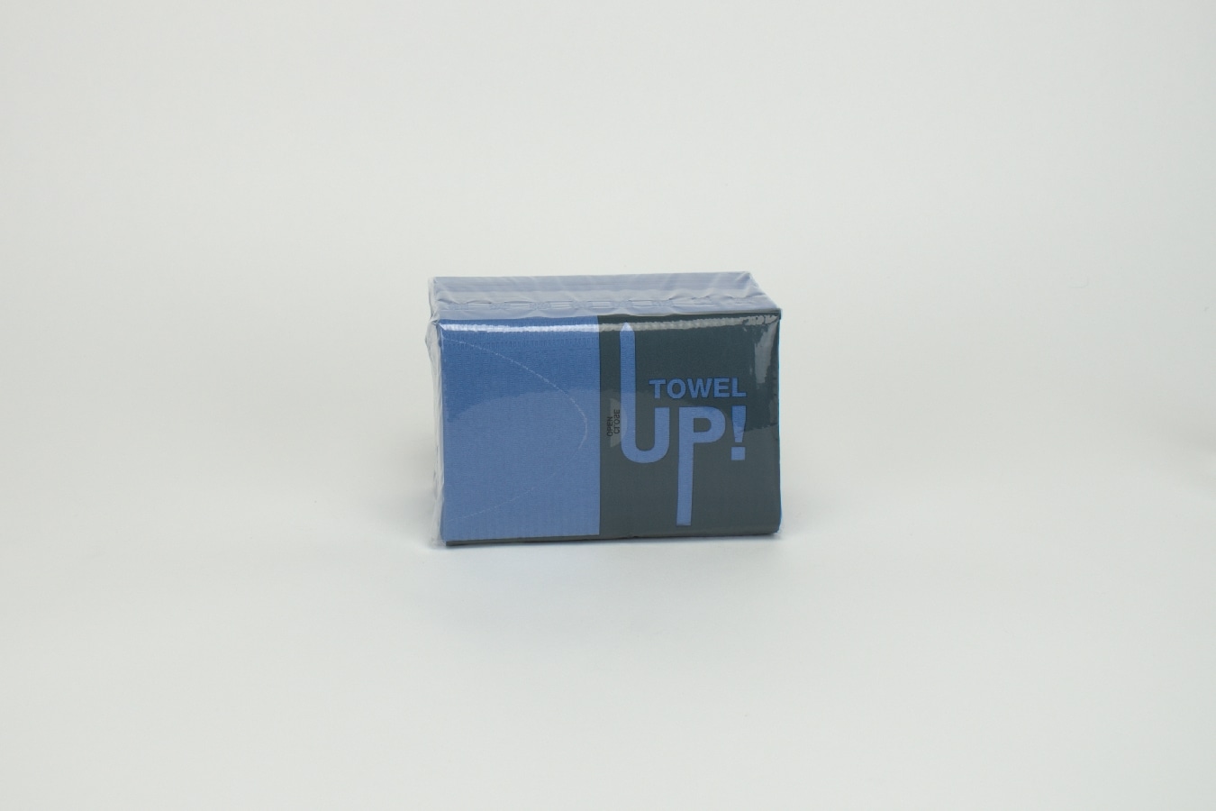 Servett Towel UP Monoart plastad 2-lagers 33x45cm Blå 500st