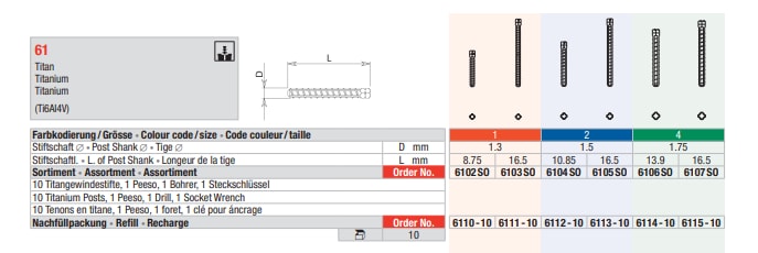 Pin-Master Activ stl 2 lång Sort