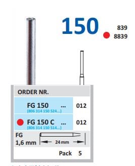 Fg Diamantborr 150 012 C fin st