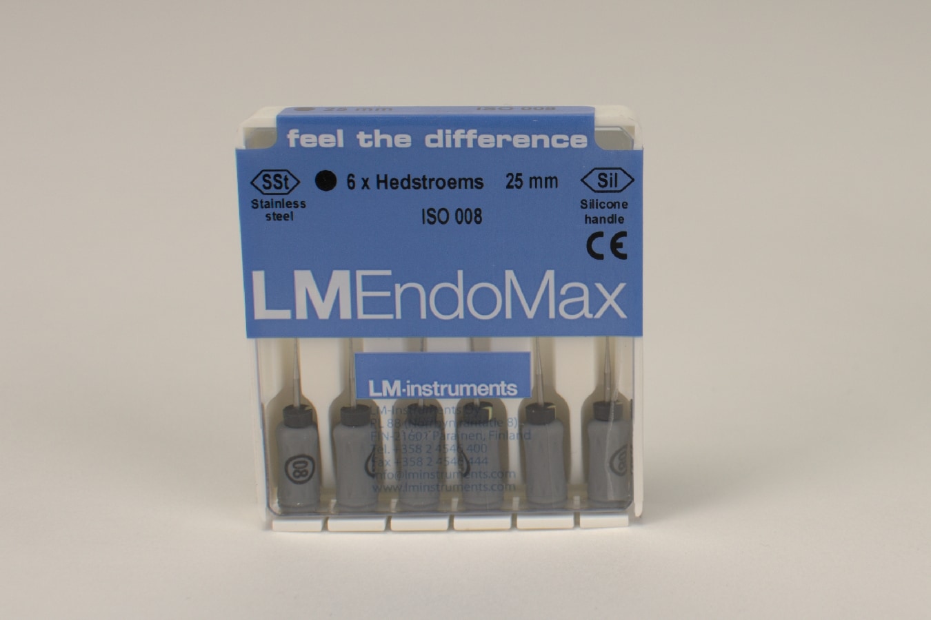 LM Endomax Hedströmsfil 25mm 08 6st