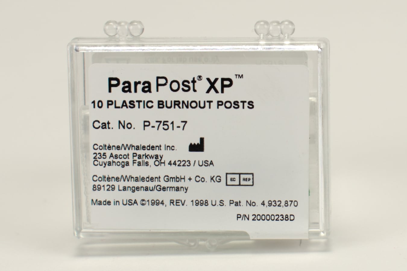 ParaPost XP Urbränningsstift P751-7 grön 10st