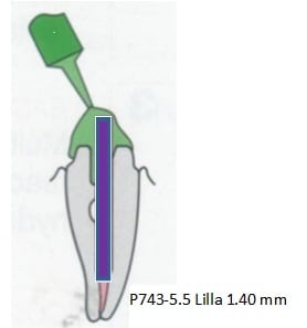 ParaPost XP Avtryckstift 1,40mm lila P743-5,5 20st