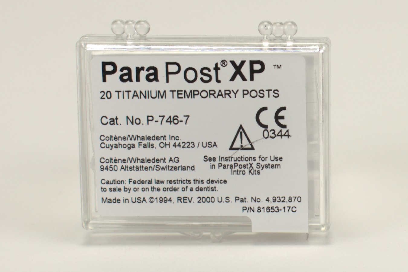 ParaPost XP Temp 1,75mm grön 20st