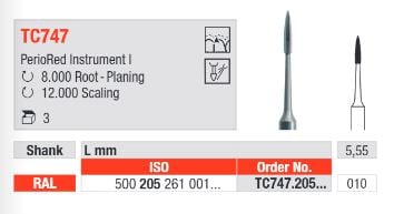 Vst HM Perio 1 TC747.010 L 3st