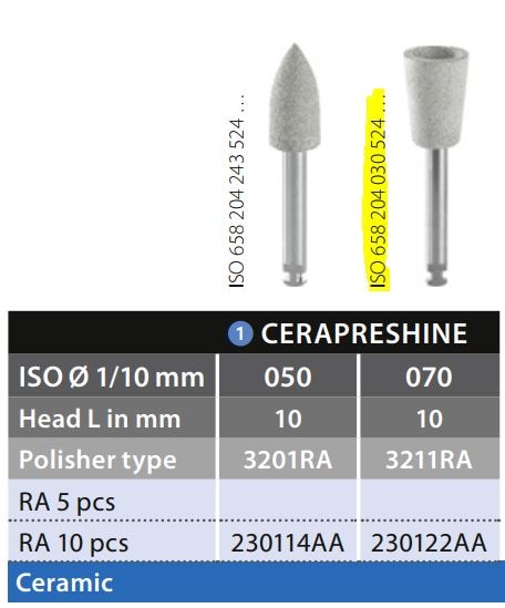 Diatech Cerapreshine Vst 3211RA.070 10st