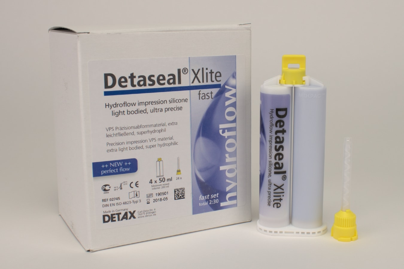 Detaseal hydroflow Xlite Fast Set 4x50ml