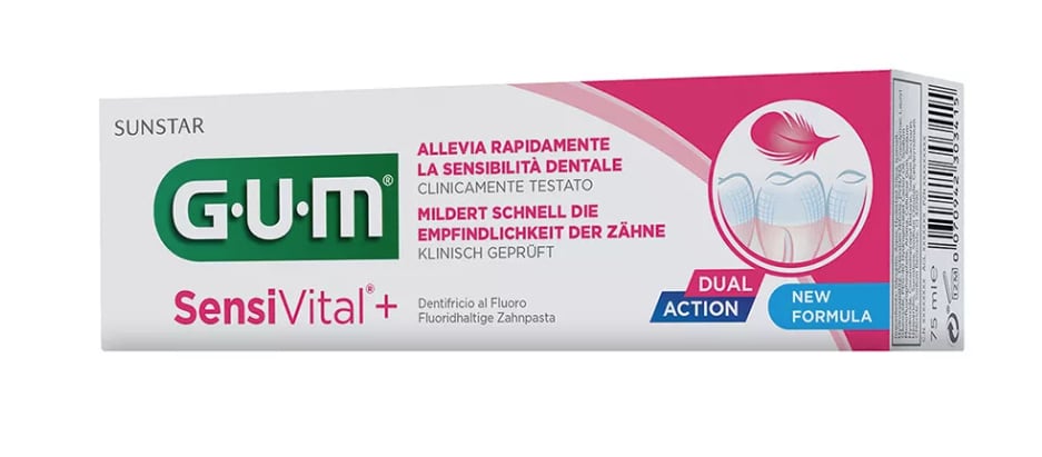 GUM Tandkräm SensiVital+ 75ml